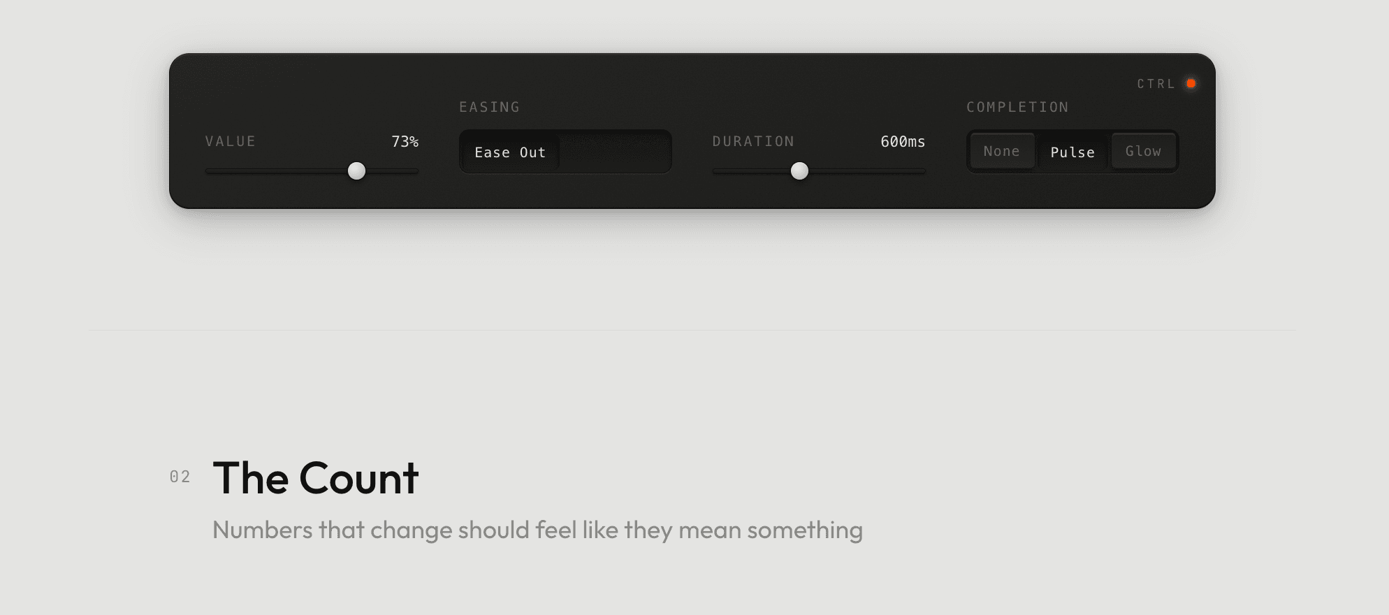 Intentional Motion Detail 2